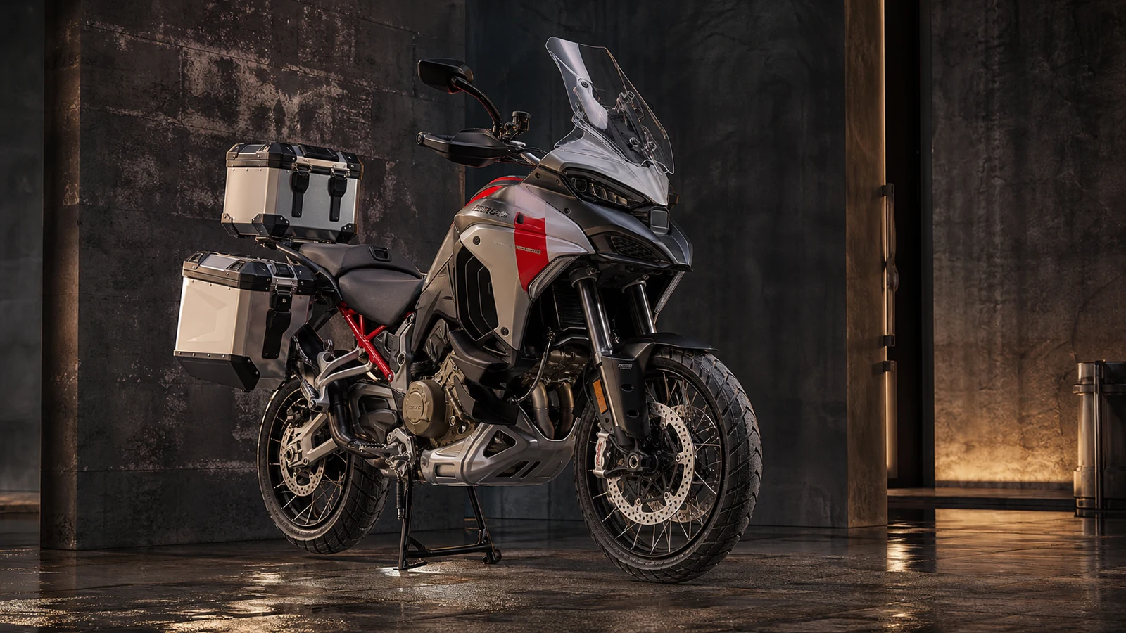 Ducati Multistrada V4 Rally ในไทย | ถัง 30-Litre และ Skyhook EVO สำหรับ Grand Touring สายไกล