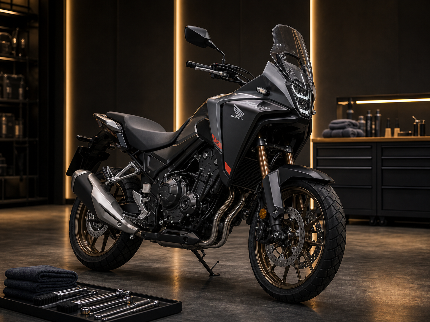 Honda NX500 ในขั้นตอนเตรียมส่งมอบแบบพรีเมียมเพื่อสะท้อนคุณค่าการคัดสรร
