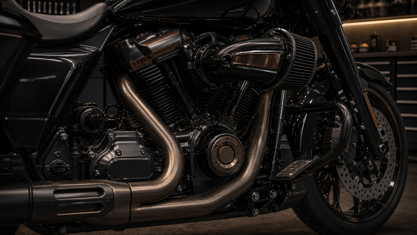 CVO Street Glide ST inspired Milwaukee-Eight 121 High Output engine editorial detail