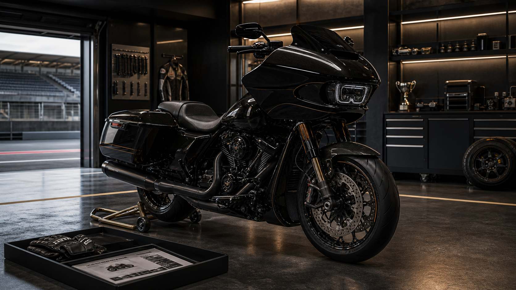 CVO Street Glide ST inspired King of the Baggers performance culture editorial image