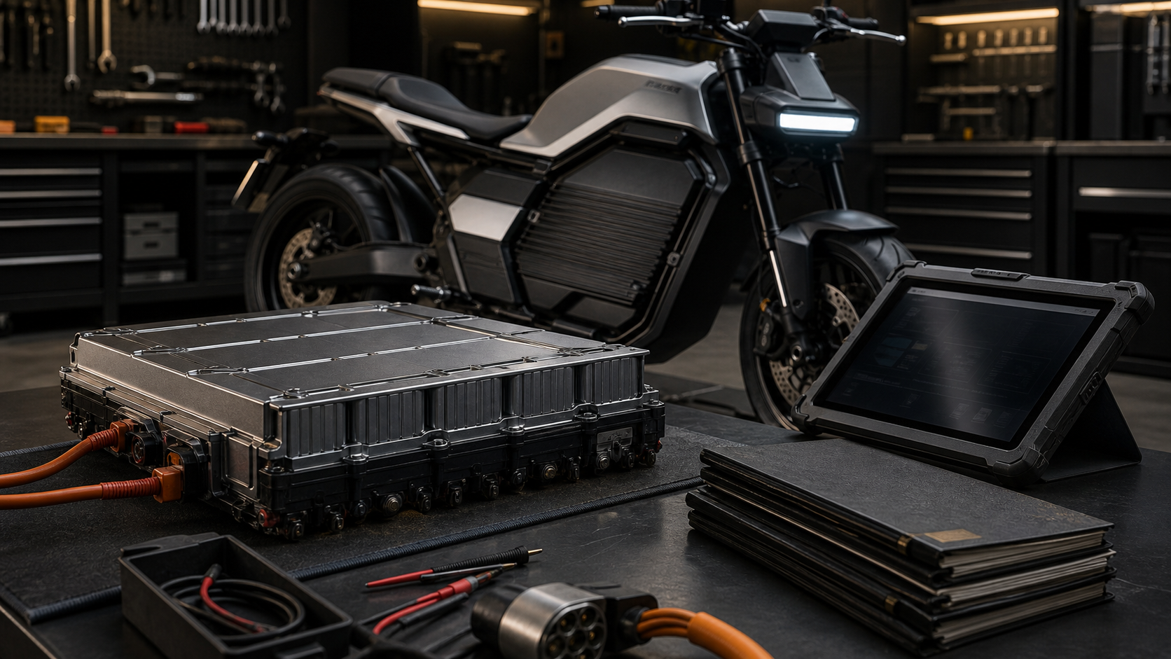 Honda WN7 inspired battery diagnostics and service record inspection