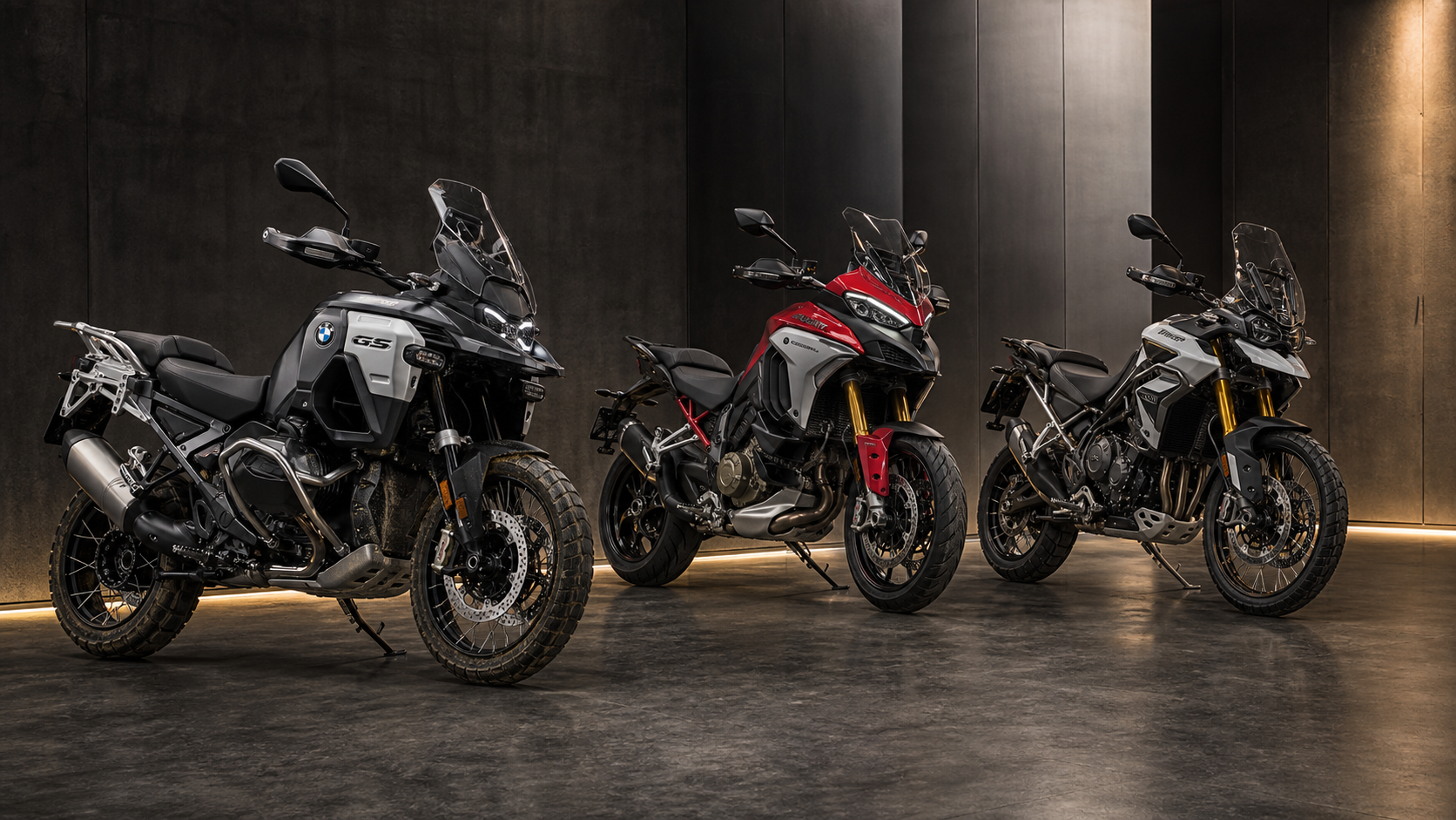 Adventure Touring ระดับพรีเมียม: BMW GS, Ducati Multistrada, Triumph Tiger เหมาะกับใคร