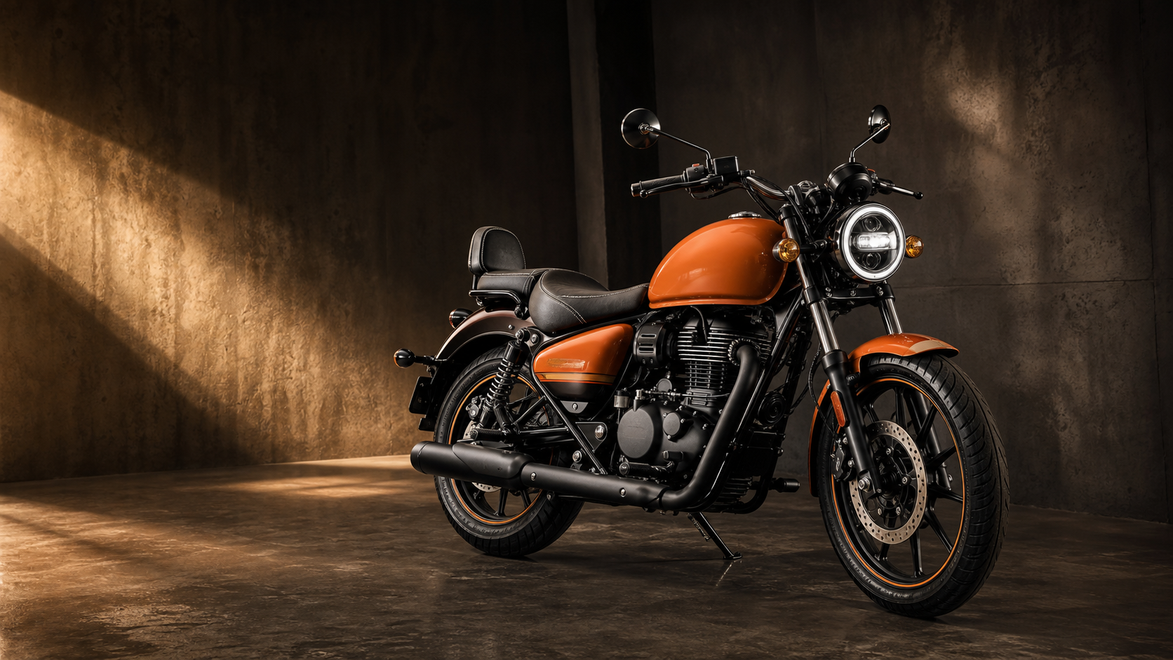 Royal Enfield Meteor 350 Sundowner Orange | Limited Heritage Cruiser กับน้ำหนักของสีพิเศษ
