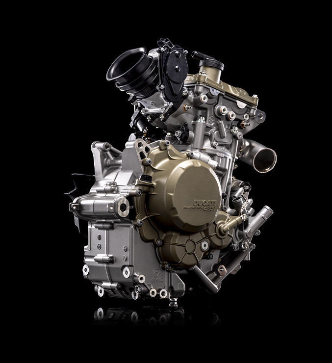 Ducati Superquadro Mono engine detail
