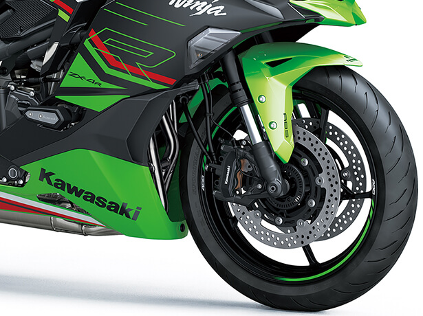 Kawasaki Ninja ZX-4R braking hardware detail